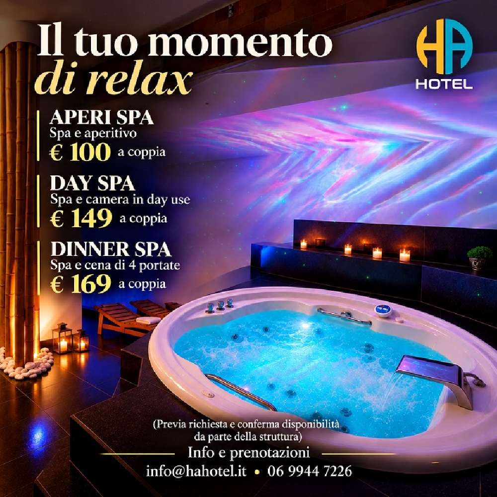 Una pausa di benessere: scopri i pacchetti SPA di HA HOTEL