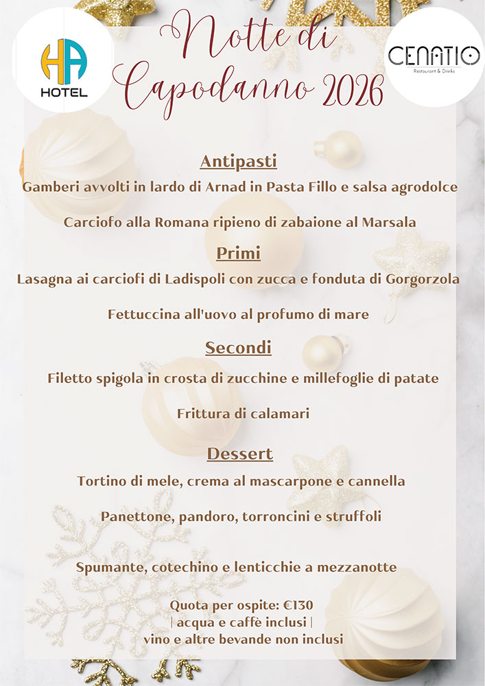 Menu di Capodanno 2026